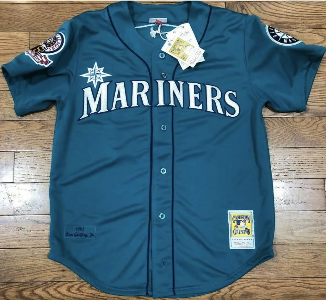 Mitchell & Ness Authentic Ken Griffey Jr Seattle Mariners 1995 Jersey