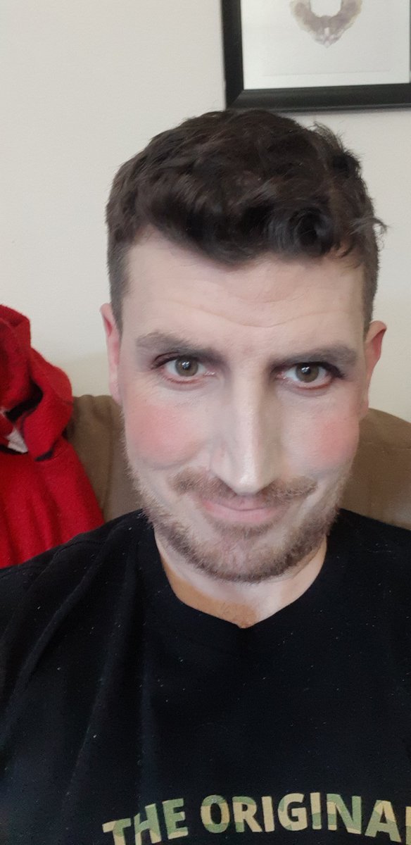 Gattogonecrazy's tweet photo. Day 1 of staying at home. family makeovers. If this is the start, what is left at the end!??😳 #StayAtHome
#notcameraready https://t.co/AcVojDqLUA