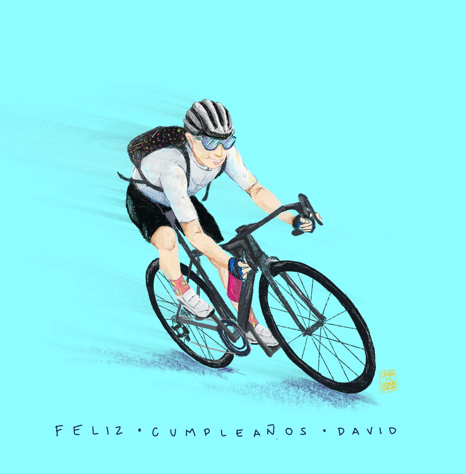 Feliz cumpleaños para un amigo ciclista sales