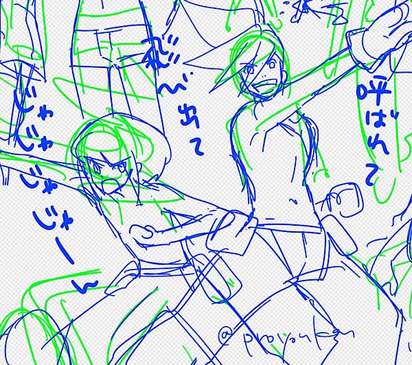 「明日はマドバを描く」と言ったな。
あれは嘘だ。 