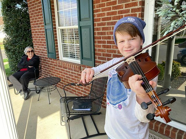 Griffin played a little concert (from a safe social distance!) for his great-grandmother. We’re so thankful @bskid42001 is following the recommendations and staying safe! ift.tt/33JsyV6