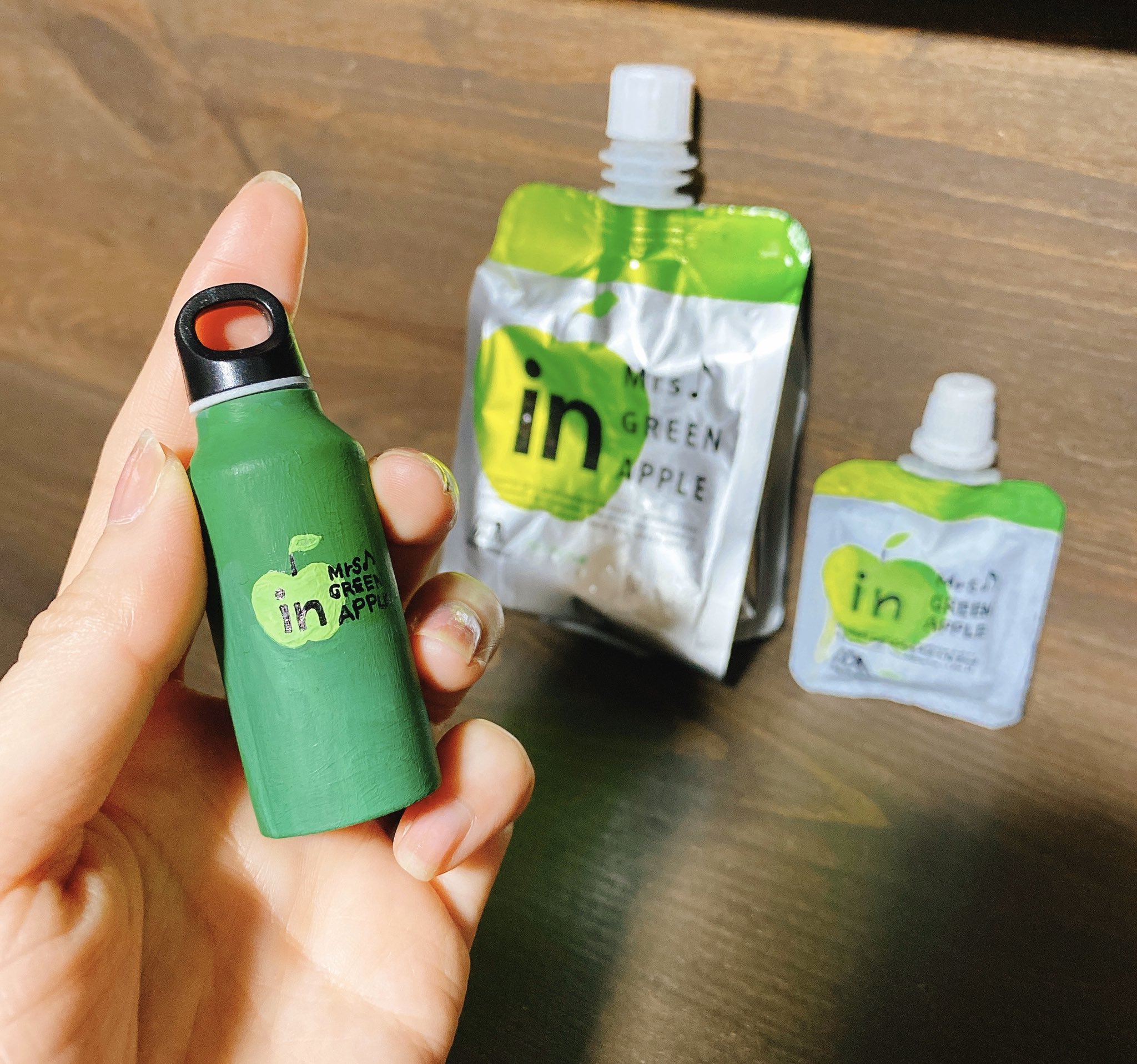 ミセスグリーンアップル　ボトル　inゼリー Mrs. GREEN APPLEと「inゼリー」コラボ、エネルギーグリーン