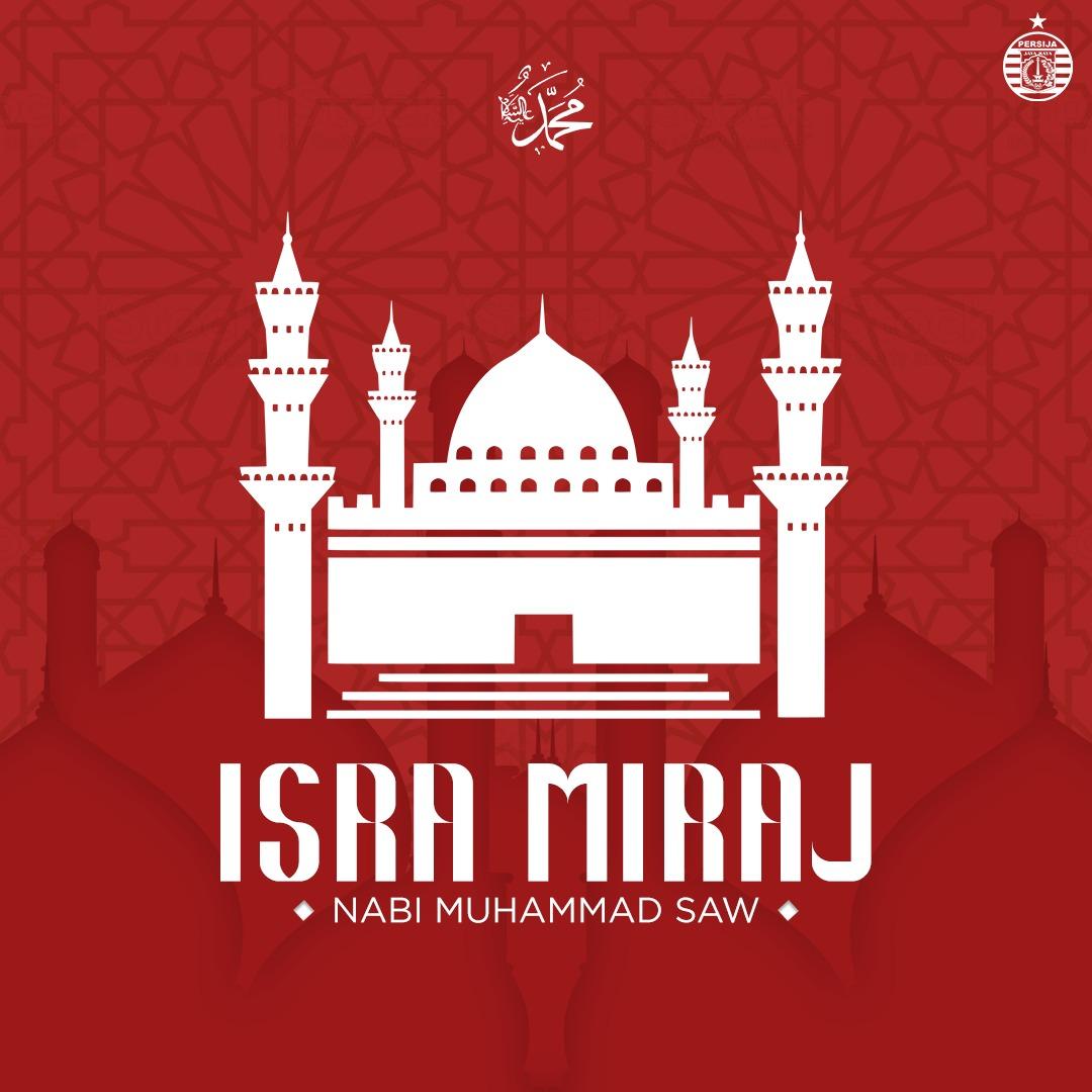 Memperingati Isra' Mi'raj Nabi Muhammad SAW 1441 H. 

Agar senantiasa selalu meneladani Rasulullah SAW, serta berdoa pandemi corona segera berlalu. 

#BelieveIn12 #PersijaJakarta