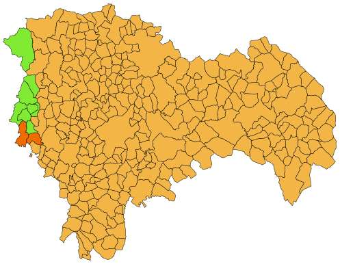 BotGuada's tweet image. Semana 1841: Milmarcos ha conquistado Viñuelas, territorio antes ocupado por Valverde de los Arroyos. Quedan 3 pueblos.