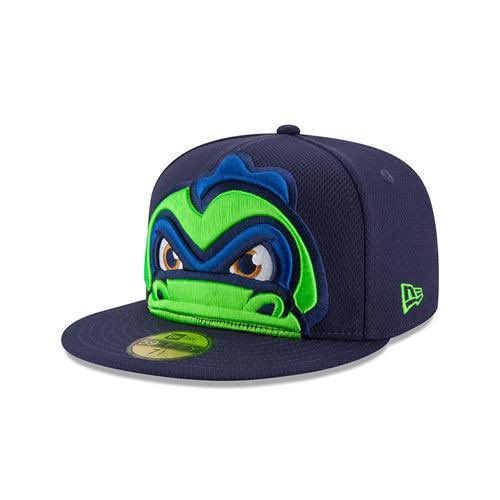BP by  @VTLakeMonsters (A, OAK)It’s a lake monster, but big - maybe even to scale. One of the most creative ideas I’ve seen for the front of a ball cap.  #HatADay
