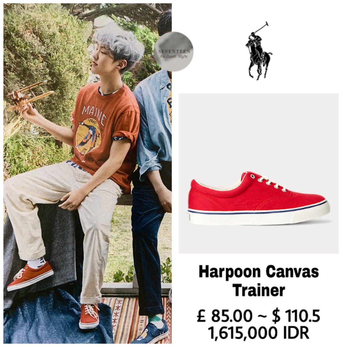 harpoon canvas sneaker