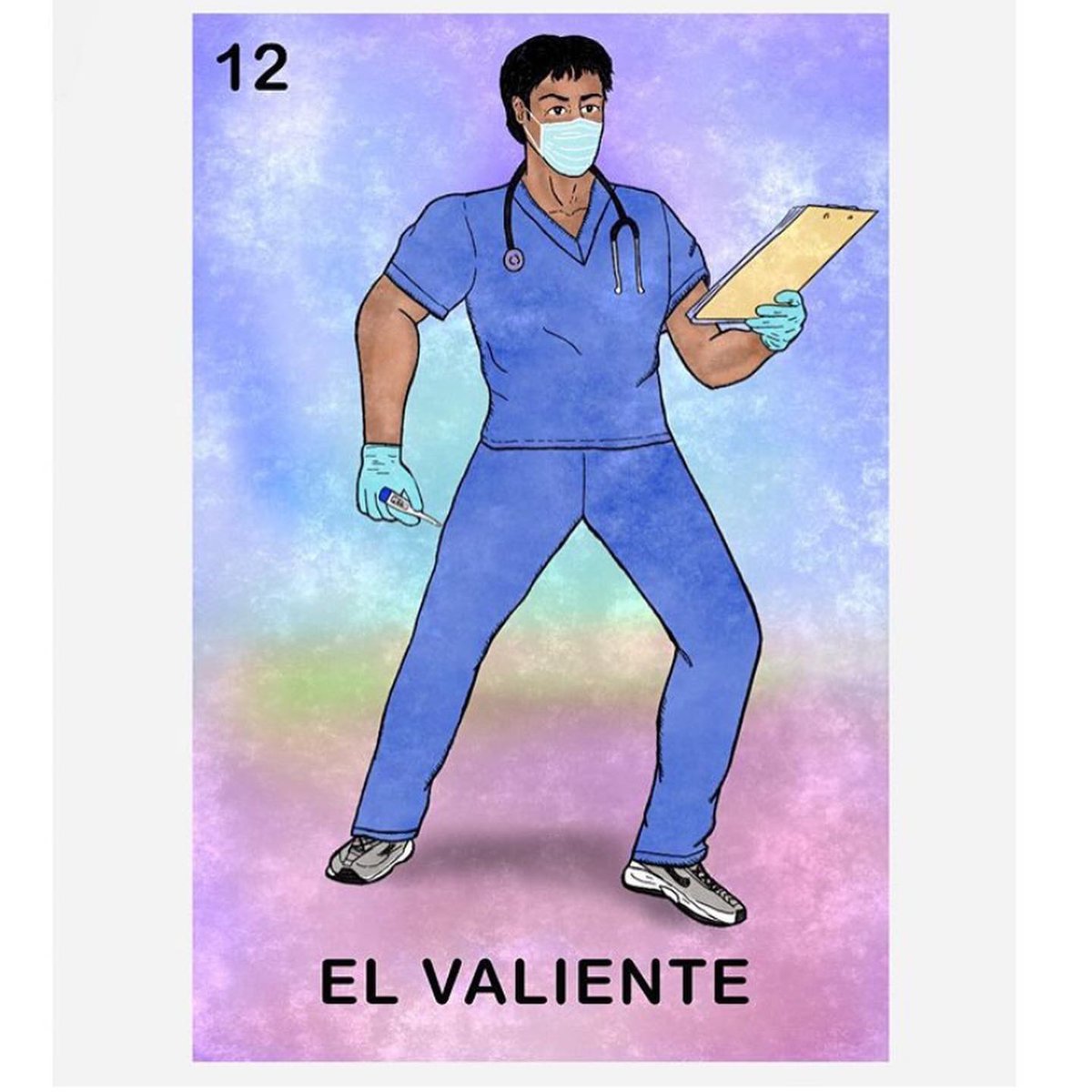 TheMillennialMD's tweet image. Latino ❤️ ! My cousin sent this my way. Starting ICU Monday! Vamonos #elvaliente #braveone #WorkHard #COVID19 #coronavirus