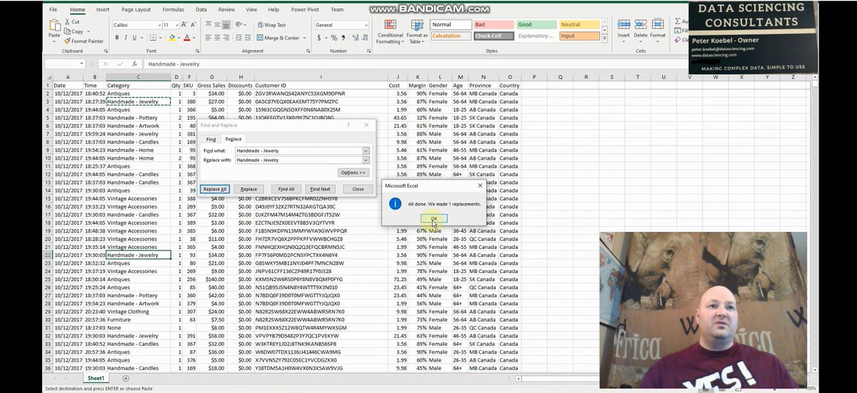 PeterKoebel's tweet image. Here's my latest video. Going over the Replace function in Microsoft Excel.
This is the blog I refer to in the video: datasciencing.com/f/lets-have-da…
#exceltips #datafun #exceltraining #excel #microsoftexcel
youtube.com/watch?v=e01a7K…