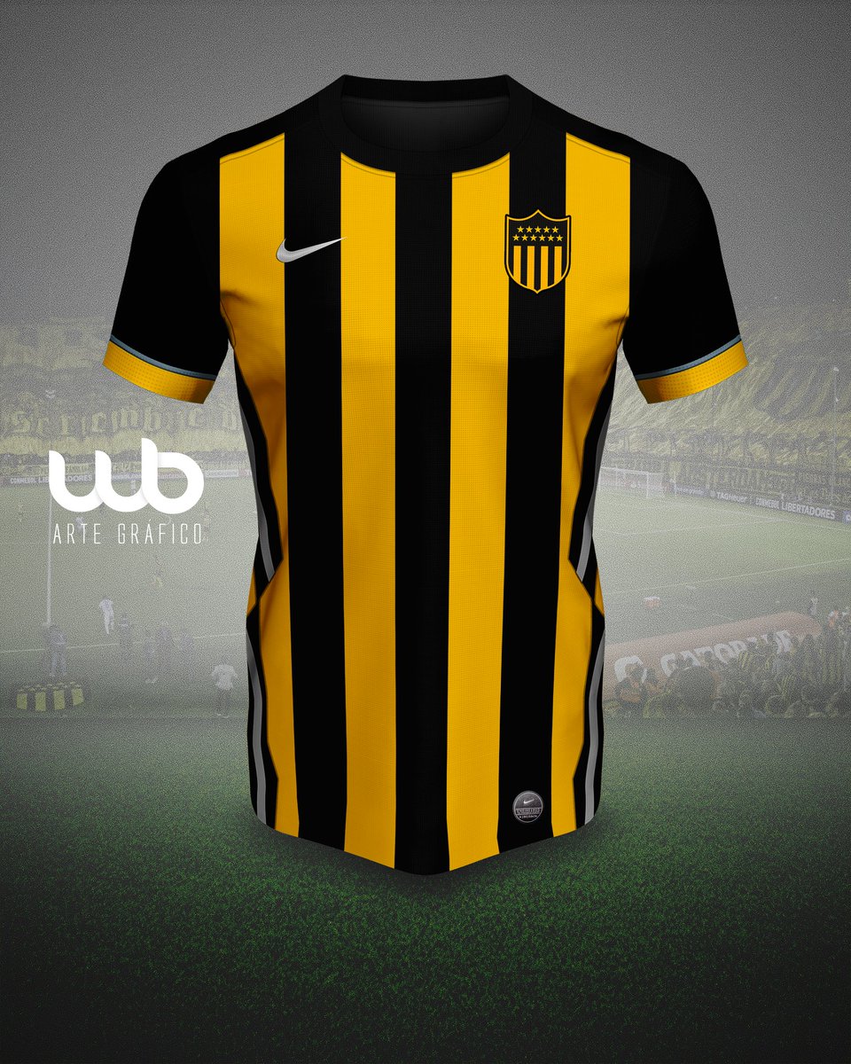 𝙒𝙞𝙡𝙡𝙞𝙖𝙢𝙨 𝘽. 🤙 "#Peñarol x #nike by #wb Diseño express probando el template del gran @IL_Graphic! #jersey #camiseta #diseño #kitdesign #fútbol #sportwear #manya #carbonero #peñarol #cds #campeondelsiglo https://t.co