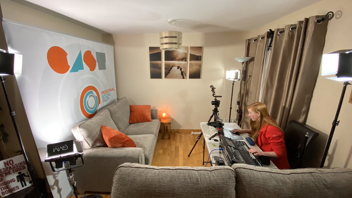 Cast_Ministries's tweet photo. Spent today setting up a video studio in our home, for this period of time, looking to spend some time exploring making content & try live streaming to see if this can be a useful tool to encourage people’s ‘Personal, Social & Faith’ development.
#CastMinistries
#CYMI https://t.co/kgr1HgW97A