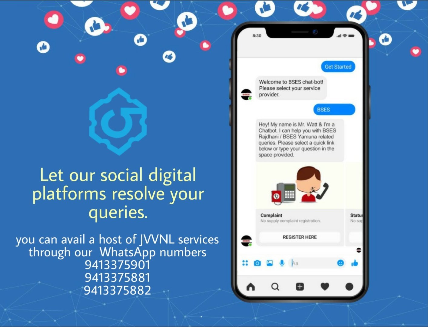 Jvvnl complaint number deals