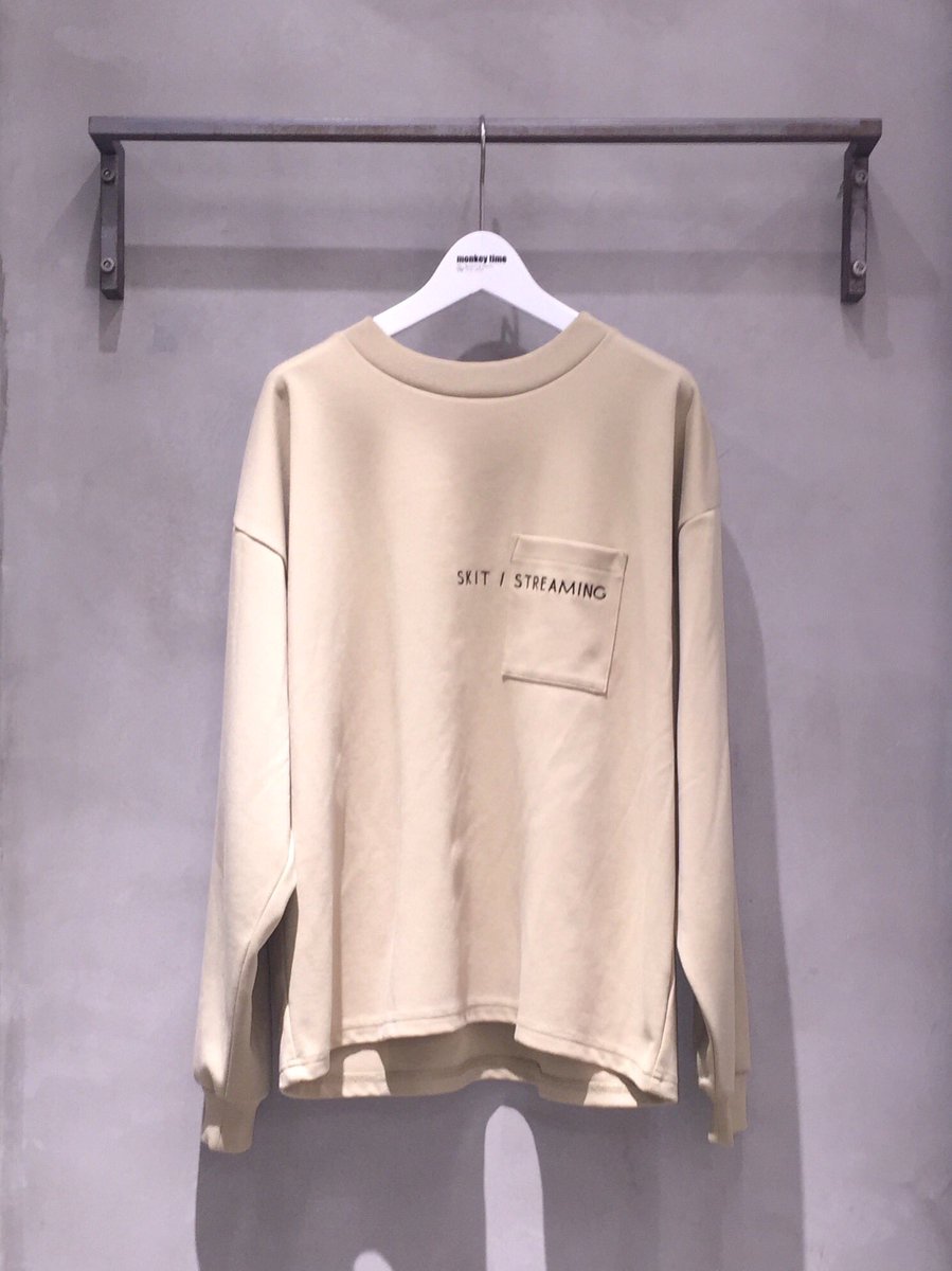 MT_SHINJUKU's tweet image. "PONTI EMBRO 1P LSL T"
¥8,500(+tax)

大き目の胸ポケットやポケットから
はみ出た刺繍がアクセントになった
新作が入荷致しました。

#monkeytimejp