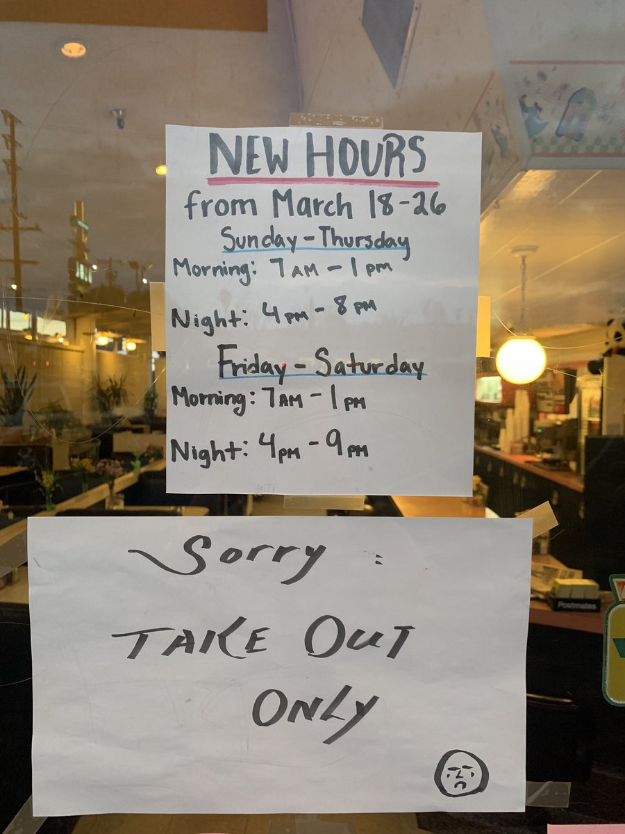 ryleyar's tweet photo. Hey guys🚨La Habra 300 Bowl Coffee Shop is still open for takeout, we have the best breakfast and Chinese food!!
We would really appreciate it if y’all took time to rt this for me so we can get more business. The hours for now are listed. Thank you all and stay safe!! :)) https://t.co/Ar2sBnmNnk