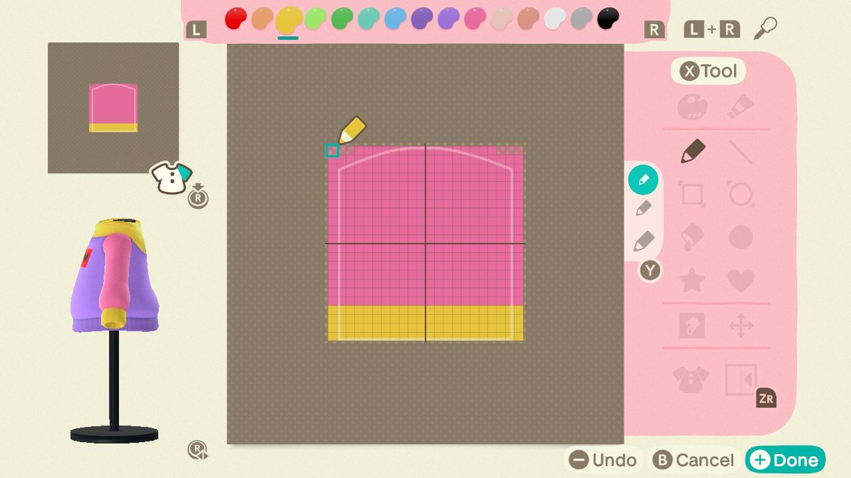 timapeaches's tweet photo. Heres the design for the Pastel Color Block hoodie https://t.co/wifbFTS5zp