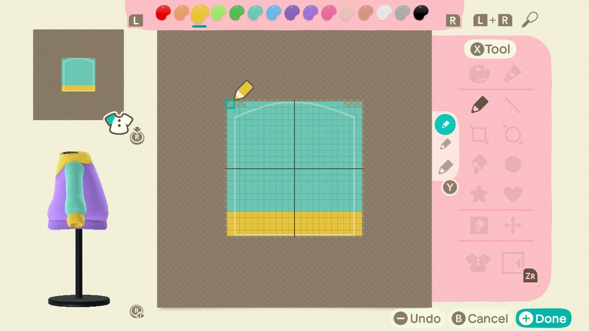 timapeaches's tweet photo. Heres the design for the Pastel Color Block hoodie https://t.co/wifbFTS5zp