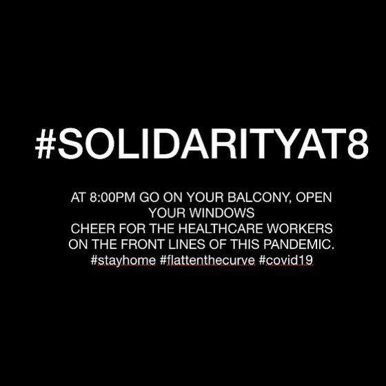 NeilDiamond's tweet image. Thank you healthcare workers, first responders, supermarket employees, food service and utility workers, delivery drivers and everyone out there who is on the frontlines to keep everyone safe. We applaud you!!! 👏🏼👏🏼👏🏼👏🏼👏🏼👏🏼👏🏼👏🏼 #solidarityat8  #saferathome