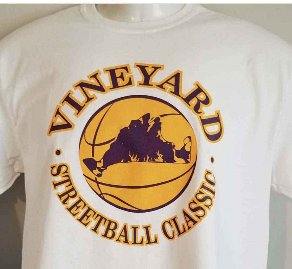 VSC2002's tweet image. Get a classic tee before the tournament May 17th.
vineyardstreetballclassic.com/shop/