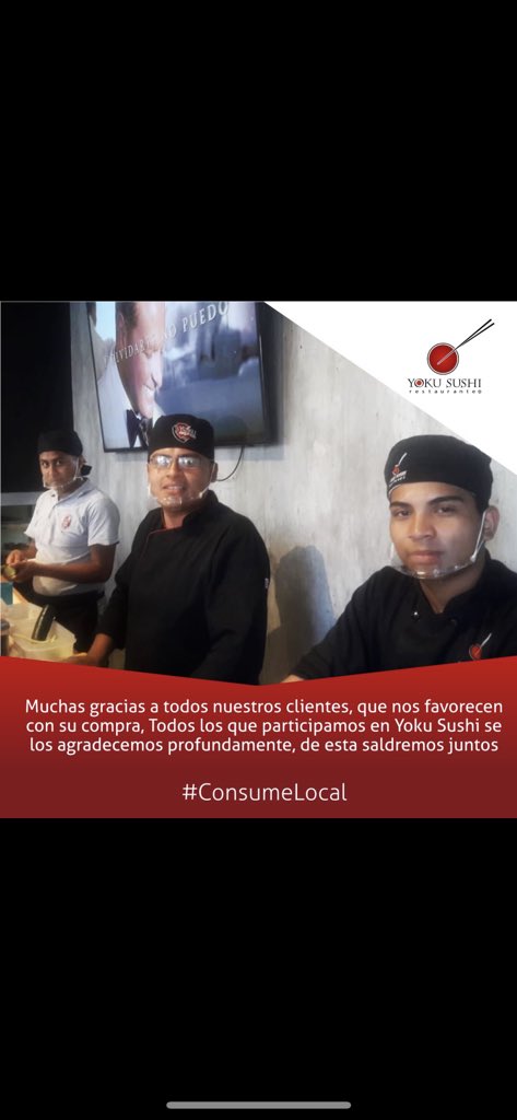 yokusushi's tweet photo. Gracias a todos nuestros clientes !!!! https://t.co/Jwh0i49YW2