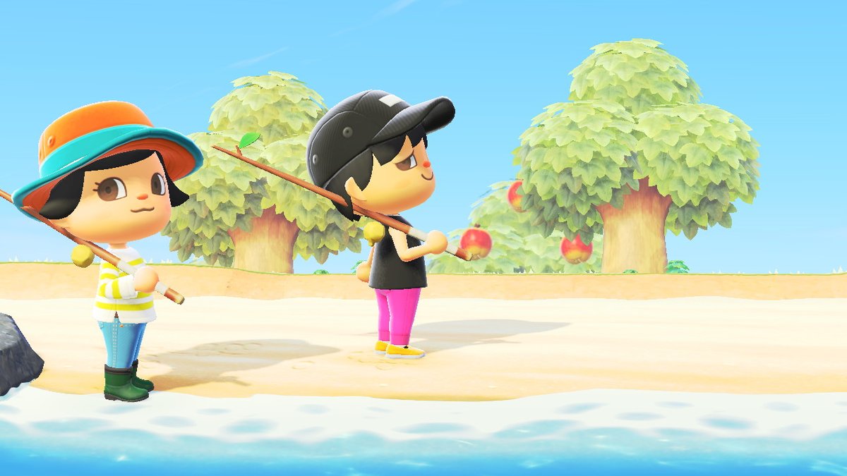 ika_dos's tweet image. dayam i look good in these pants
 #AnimalCrossing #ACNH #NintendoSwitch