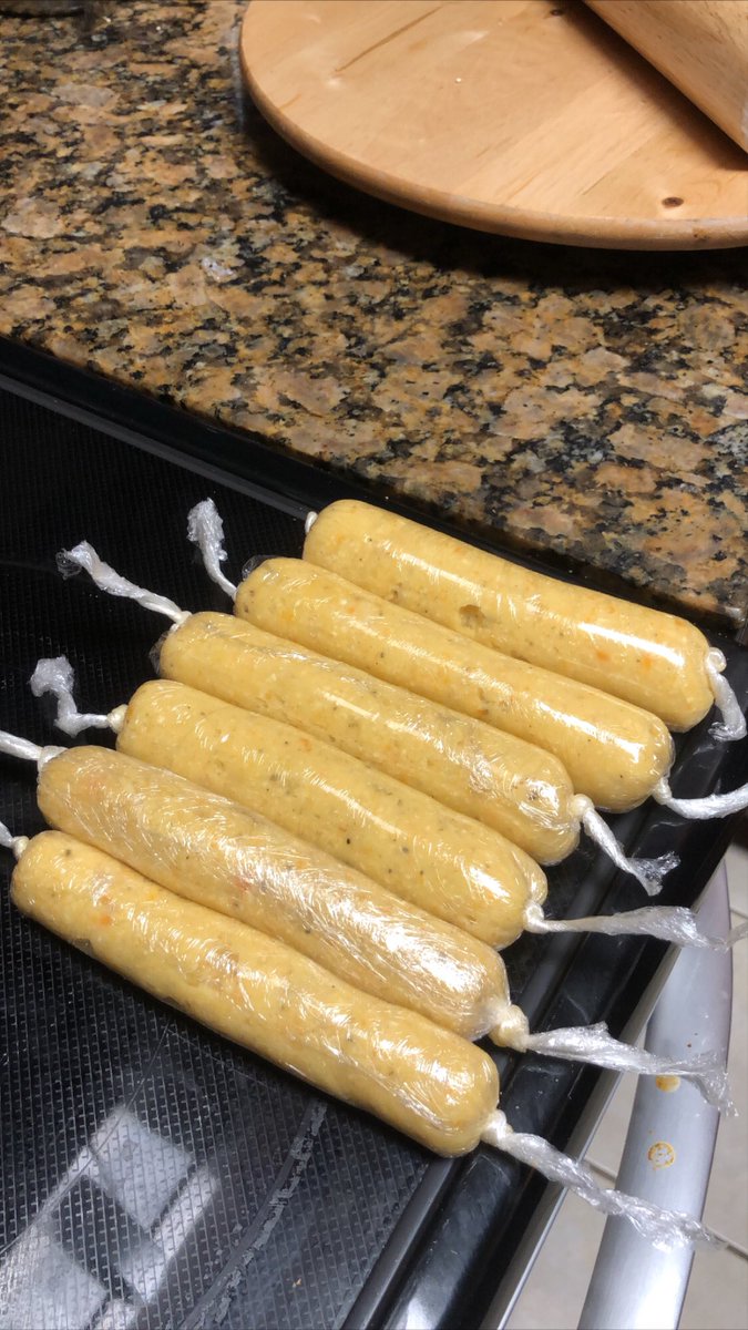 And me myself and iiiiiii made some vegan sausages lol they weren’t rlly sausages or turned out how I expected but still were so good