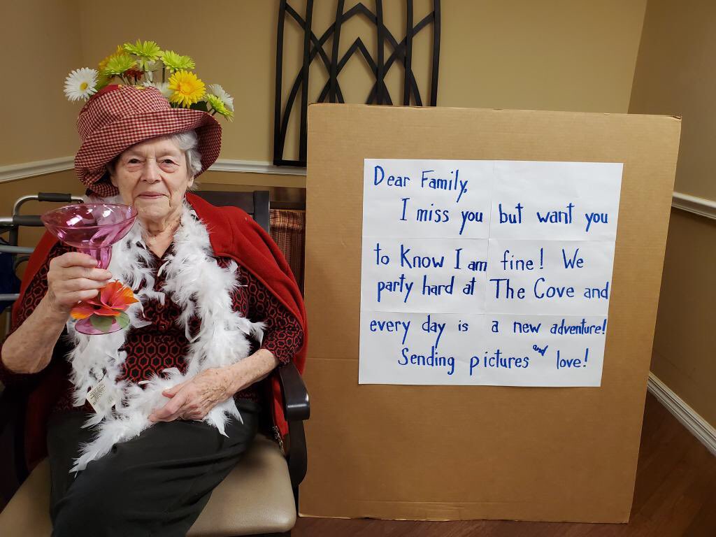 alymilan__'s tweet image. My great-grandma really has the energy we need to get through this #corona #myqueen #postivevibes #vibecheck