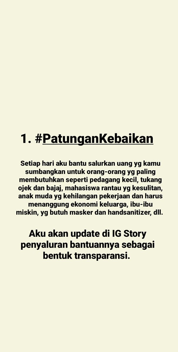 2. #PatunganKebaikan