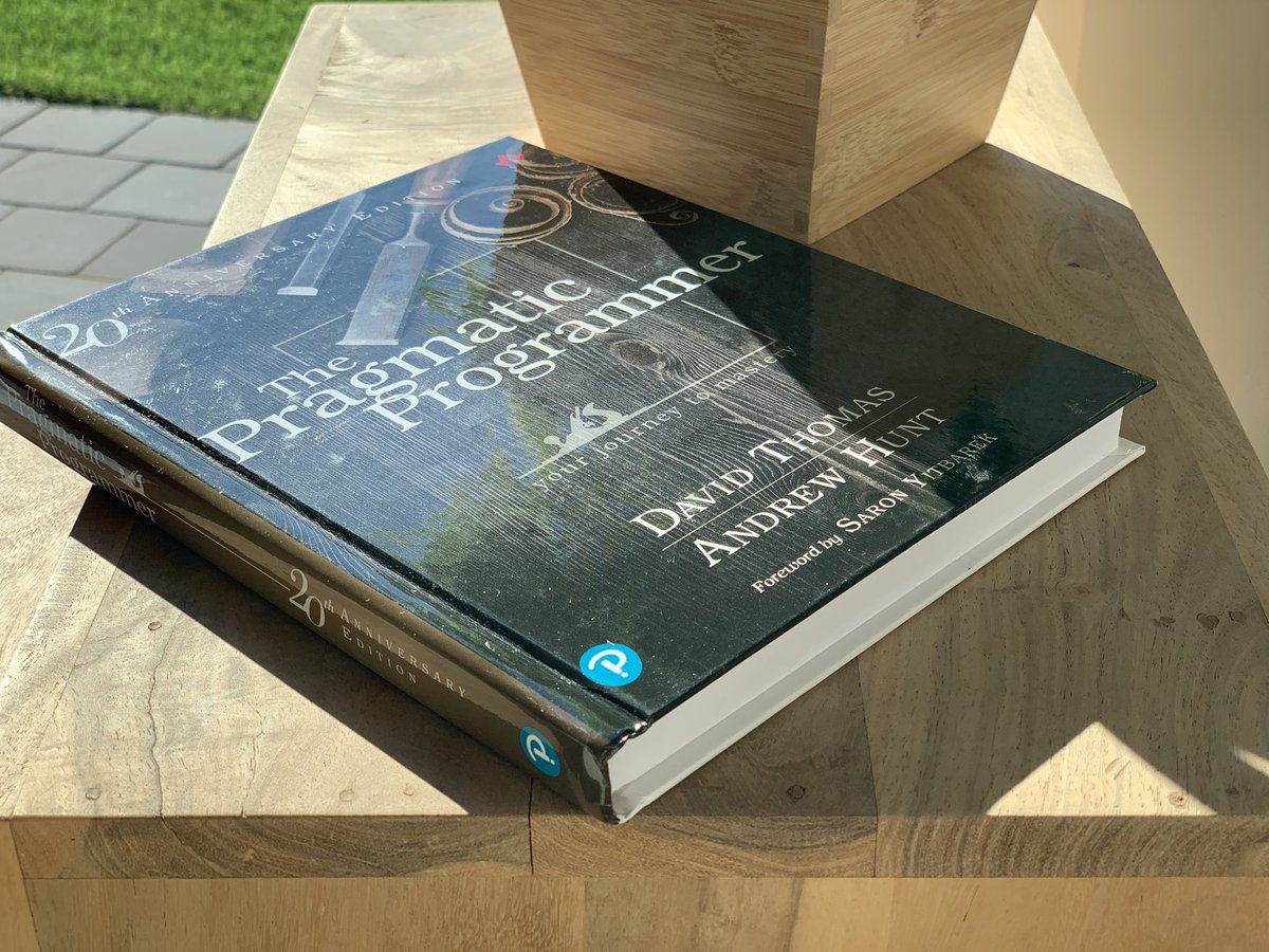 jvandemo's tweet image. Really enjoying the updated version of this incredibly awesome book! Highly recommended if you’re into programming. #keepLearning #pragmaticProgrammer