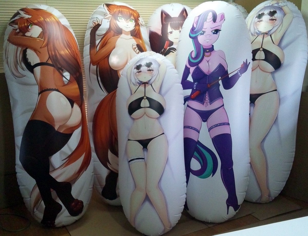 inflatable anime pillow