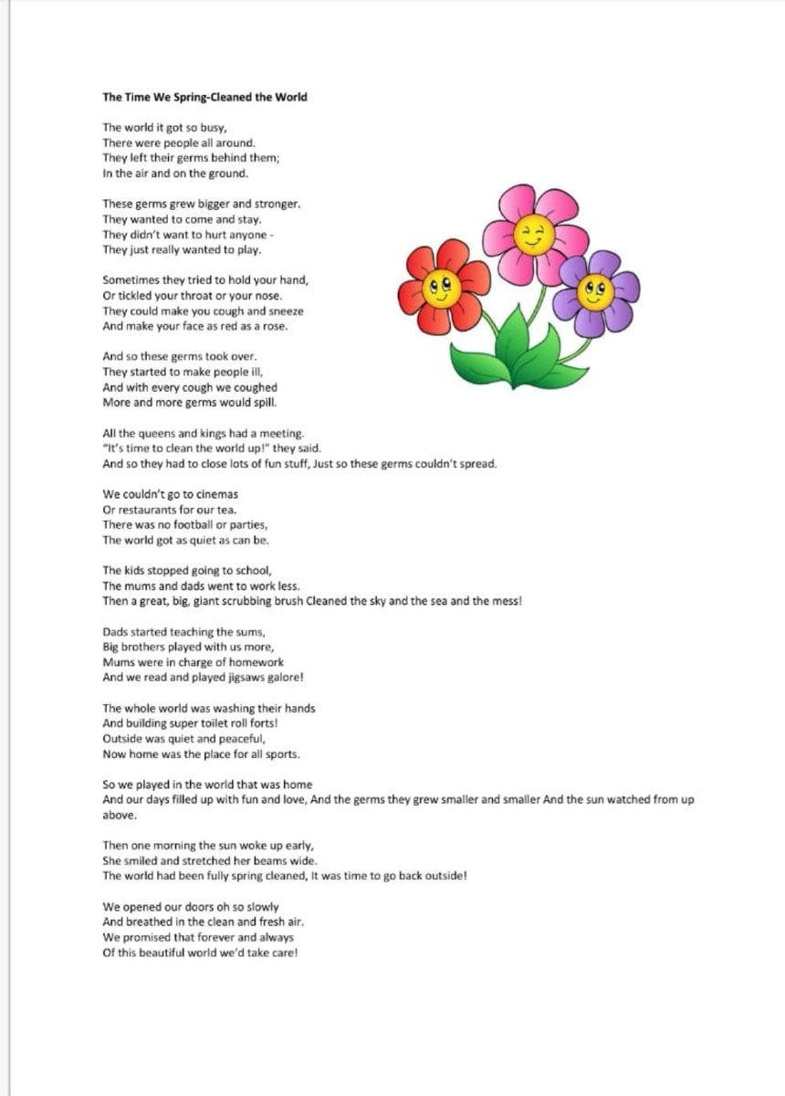 A poem for the kiddies.  My sister read this to p1-3 children in her school on Friday.  I think it's beautiful ❤ Please share.
