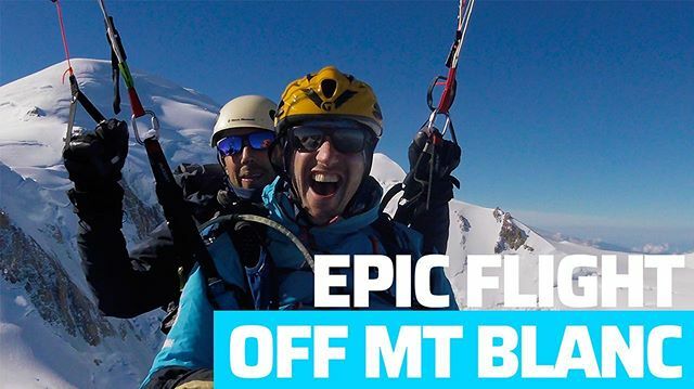 Throwback to happier times when @stephenshanly and I flew off #mtblanc in September 2018. To watch the film click on the link in the bio. I hope it inspires everyone to stay positive and look forward to being able to do whatever it is that you love doing… ift.tt/2U8qjY0