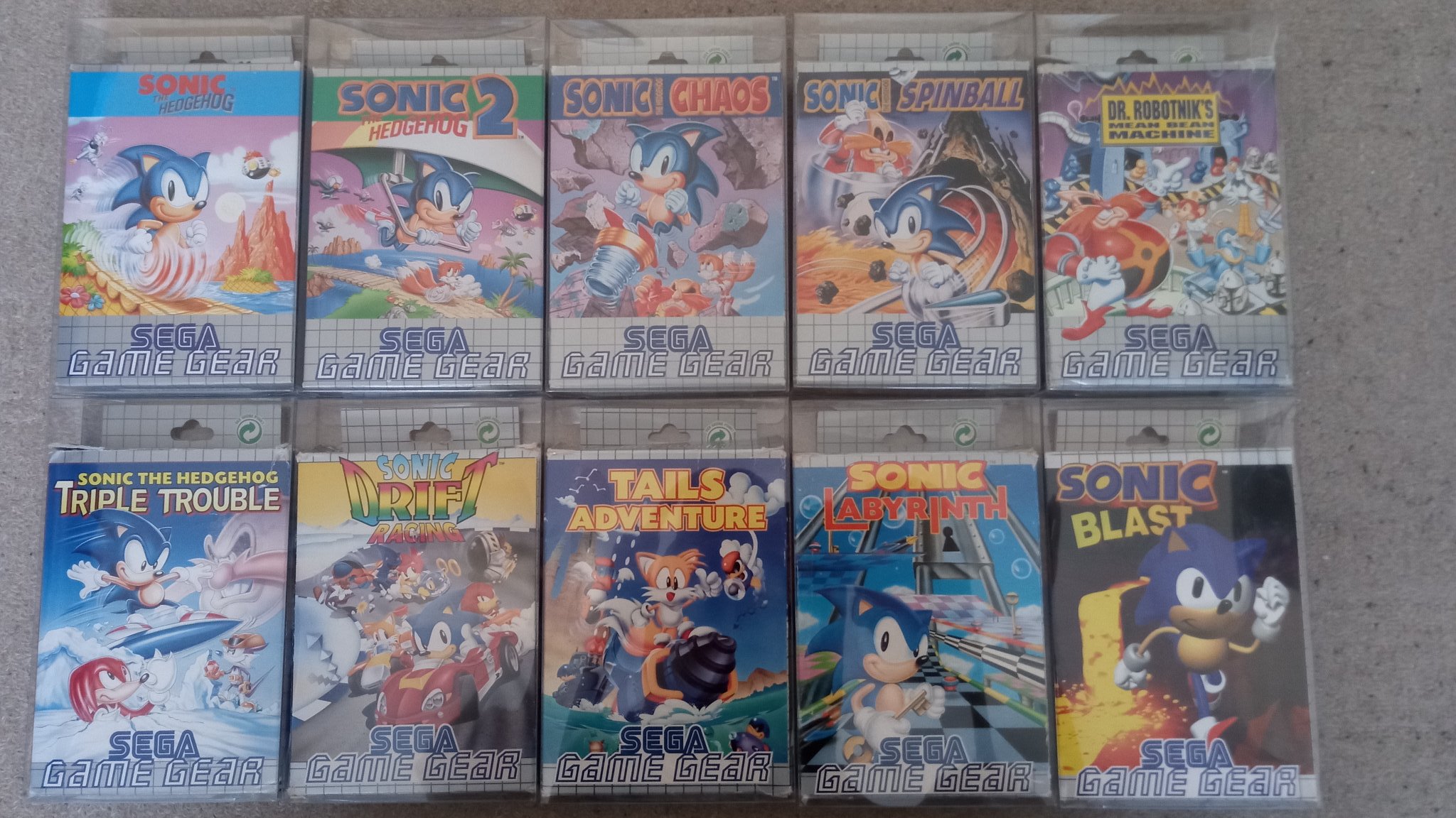 D.A. Garden on X: Sonic Collection 09: Sega Game Gear. All 10 UK releases  including Sonic Blast. The most Sonic games on a single console, which  rather surprising.  / X