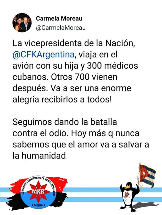 alejofCFK's tweet photo. #CuarentenaPorLaVida 
Nunca más odio https://t.co/uCehlRnWZj
