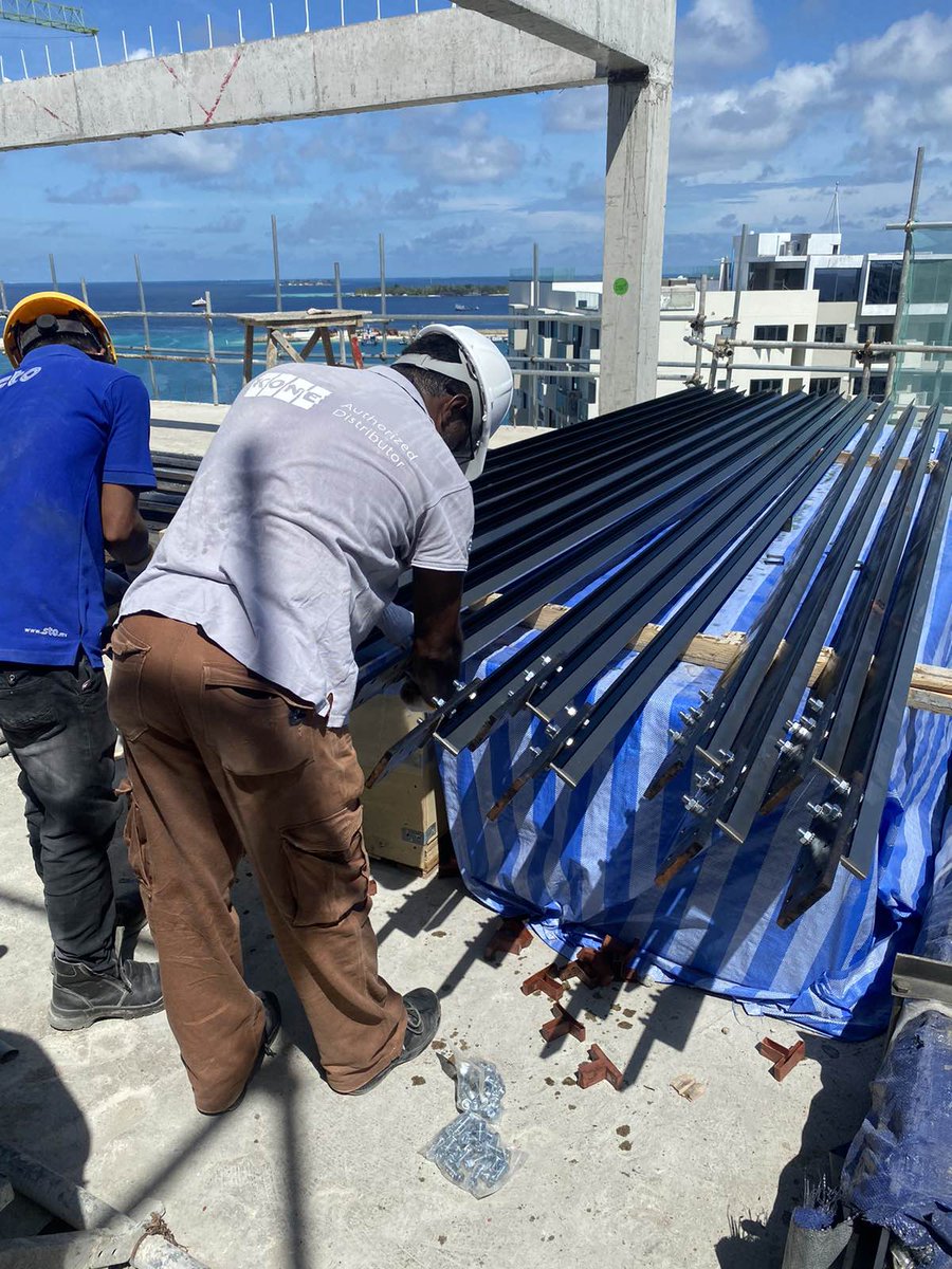 STOconstruction's tweet image. KONE elevator installation ongoing at The Gardens by JAUSA. We are installing 5 KONE NMonoSpace elevators at The Gardens.#kone #monospace