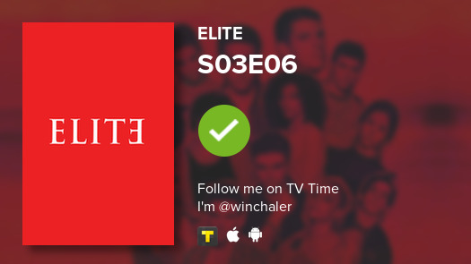 winchaler's tweet photo. S03E06 Rebeca #elite  #tvtime https://t.co/n4ZpbNJfH2 https://t.co/HrXCUmvTV0