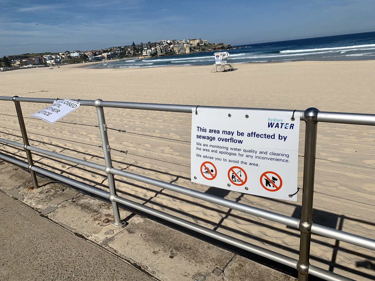 MarshallNikki's tweet photo. #Bondi now. Hearing that the Woolies here is packed though 🤦🏼‍♀️. (Also, Bucket List, the bar on the front, is shut – but the throng has moved to Lush next door ... ) https://t.co/avNlLJzdU6