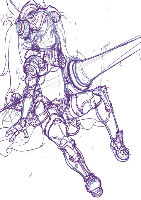 軽乳重戦士 #女の子 #落書き #貧乳  