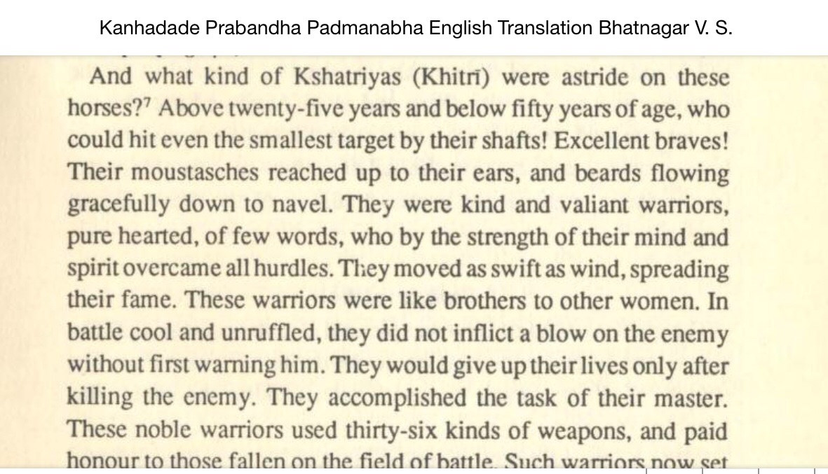 Description of horses & armour in  #Kanhadade_Prabandh is absolutely amazing.  #Pandit_Padmanabh speaks of 36 kinds of horses & 5 kinds of armour worn by Rajputs.Unfortunately, this epic is lost to most of us. A glorious chapter of our resistance to Rapist Islamic Hordes.