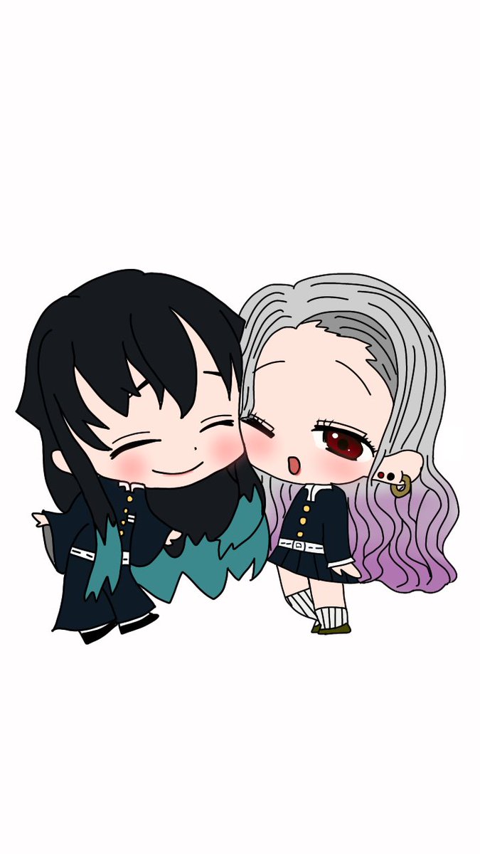 ももちゃ じゃーん 髪の毛のグラデーションがお似合いなカップルの完成 むいくん可愛過ぎて画力追いつかん 無一郎 鬼滅の刃好きと繋がりたい 鬼滅の刃イラスト 鬼滅の刃