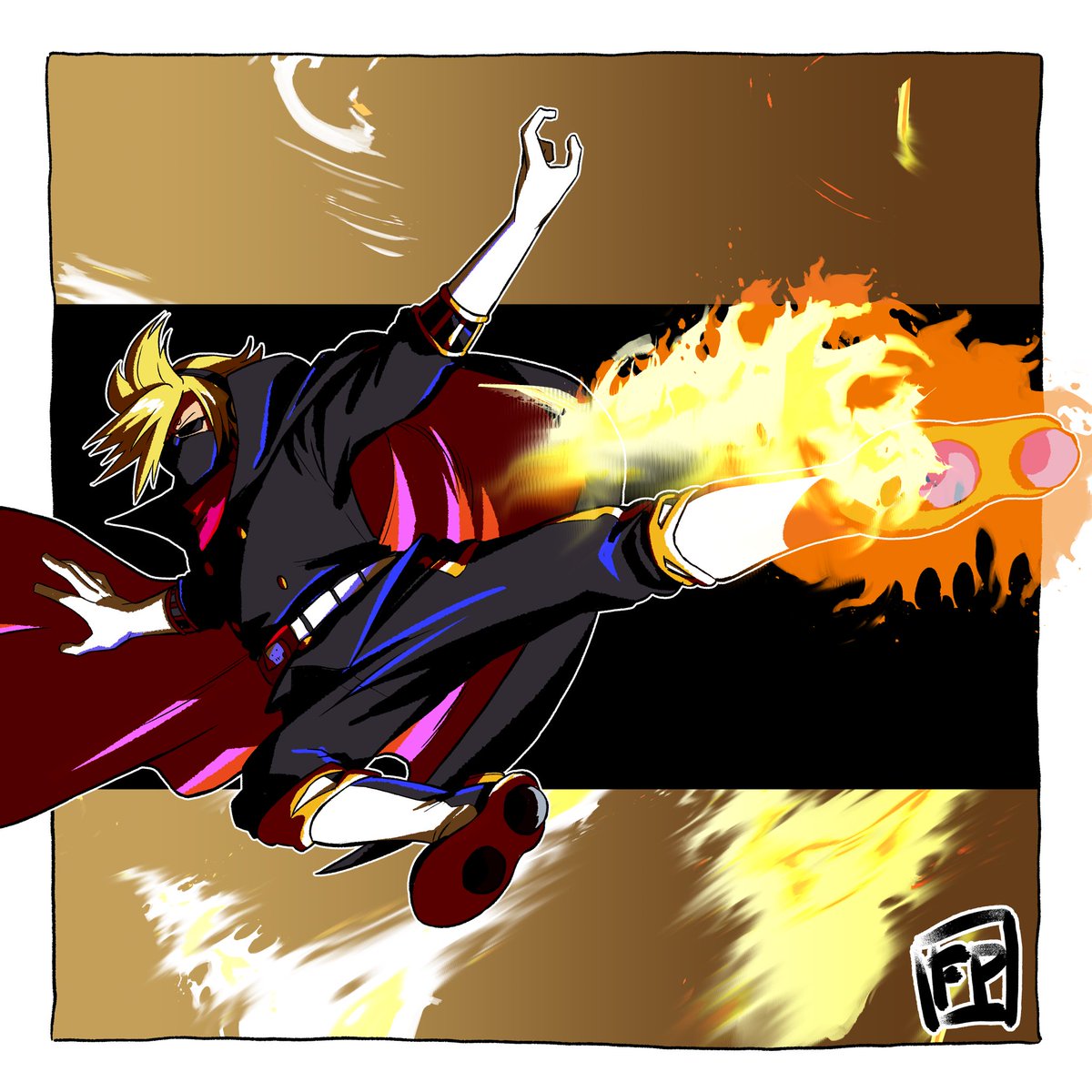 FPManga's tweet photo. 「悪の軍団ジェルマン66」のNo.3、ステルス・ブラック… おそばマスク‼︎
#Sanji #Vinsmoke #VinsmokeSanji #SobaMask #OsobaMask #DiableJambe #shoot #kick #サンジ生誕祭2020 #onepiece #stealthblack #germa #germadoublesix #germa66 #onepiece925 #color #digitalart #clipstudiopaint #FP https://t.co/B9Op4SbSa5