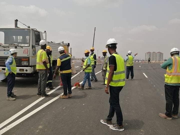 SealLimited's tweet photo. The $57m Tema Motorway Interchange project which began in February 2018 is set be ready soon.

We thank all stakeholders and partners who have helped to achieve this goal. 

#CoreConstruction #PlatinumSeal #PlatinumSealQuarries #ShimizuCorporation #TemaMotorwayRoundabout https://t.co/uWLpvU7IdO