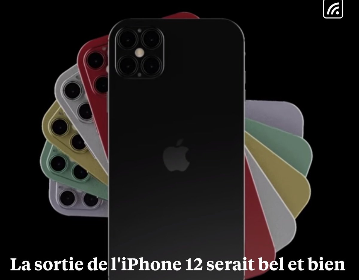 bembelly's tweet image. ▪️L'#iPhone12 va sortir avant nous. 
Info #confinée chez @Fredzone. Lire 
fredzone.org/la-sortie-de-l…