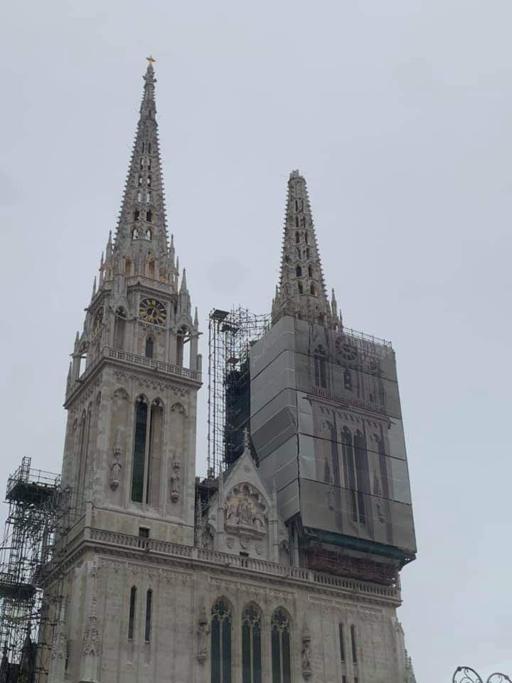 SerbianTeam's tweet photo. Earthquake in #Croatial capitol #Zagreb #earthquake #disaster https://t.co/iT3IA2MUZU