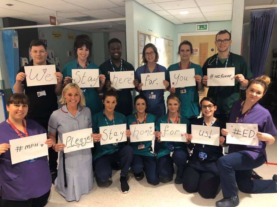 Such a simple message that could have such a huge impact. @MusgrovePark @SomParNHS #Covid_19 #NHSCovidHeroes #StayHomeSaveLives