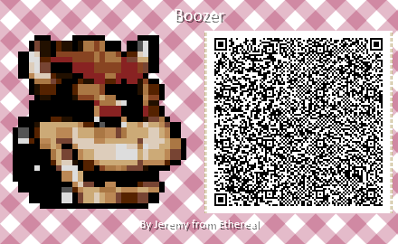 MH_Wishengrad's tweet photo. Super Smash Bros. Melee black Bowser stock icon as a QR code for Animal Crossing :) https://t.co/lT5YbaPiy8