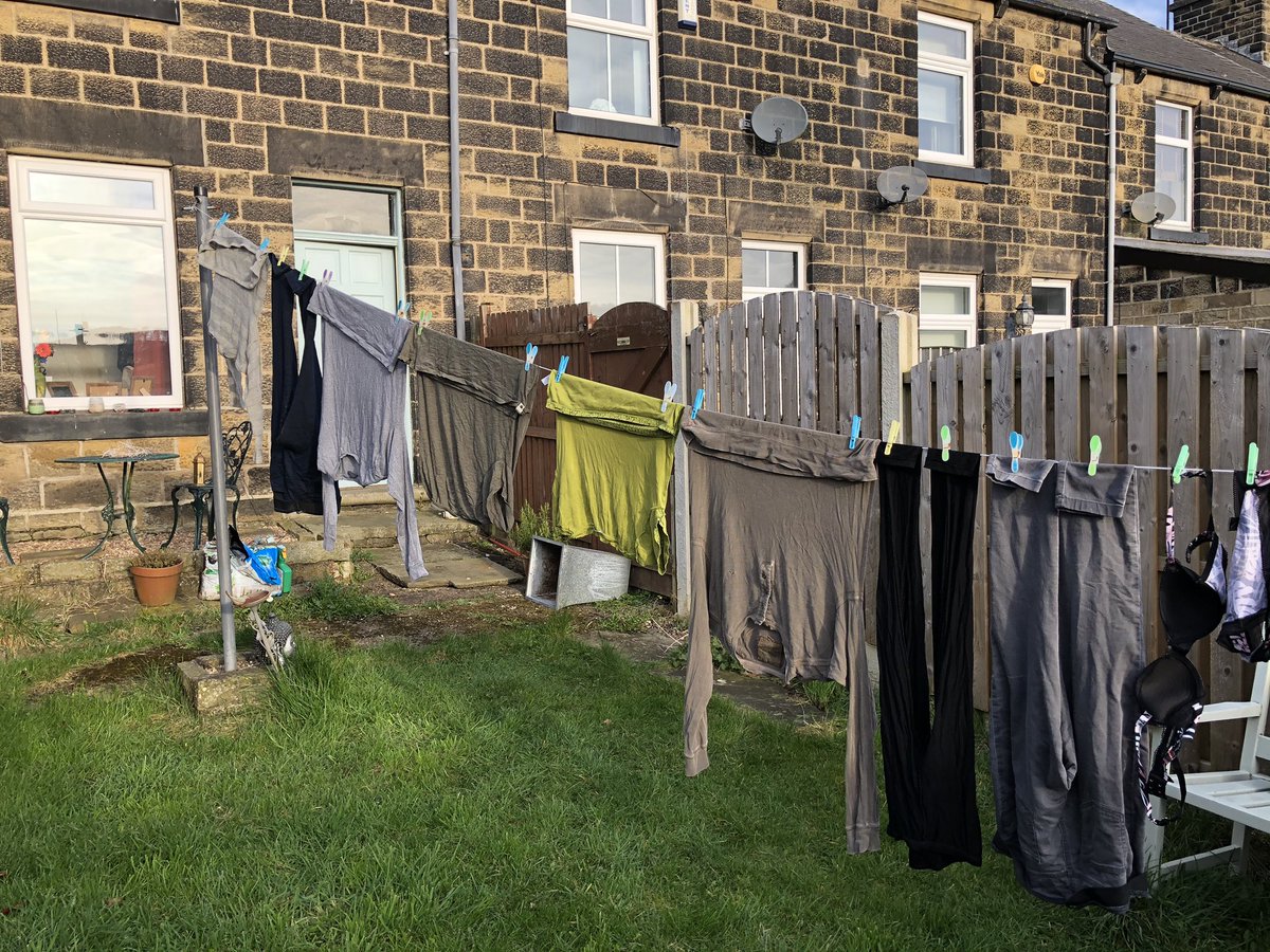 Things that make me happy that I can still do.  Hanging the washing out on a sunny morning ! #ItsAMarathonNotASprint #LookAfterYourWellbeing