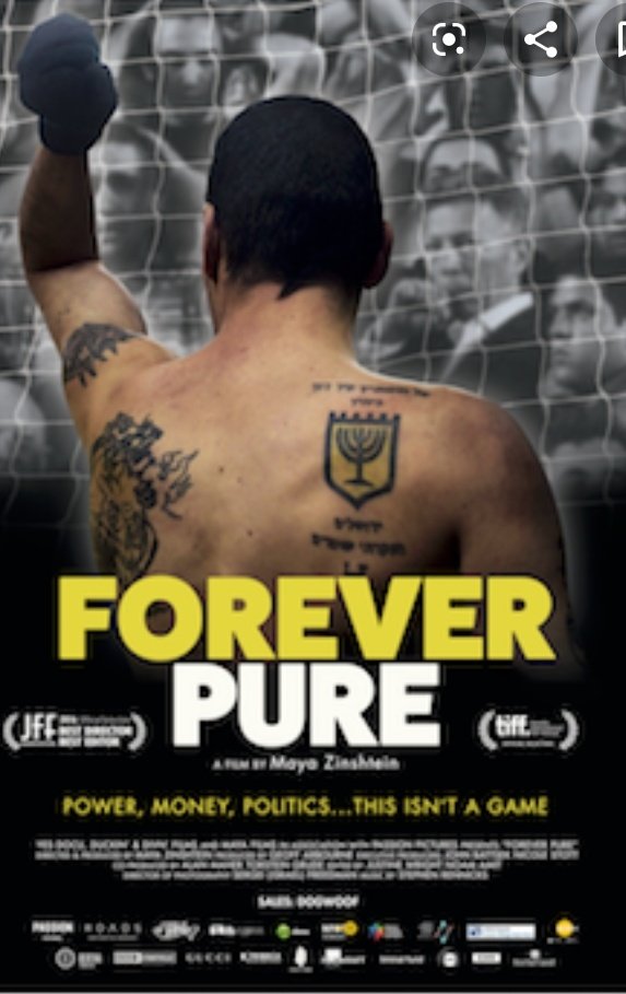 Incorregible40's tweet photo. Futboleros si tenéis tiempo ver el documental del Beirat Jerusalén #ForeverPure el poder una grada en #Netflix https://t.co/v4UiOX3cKs