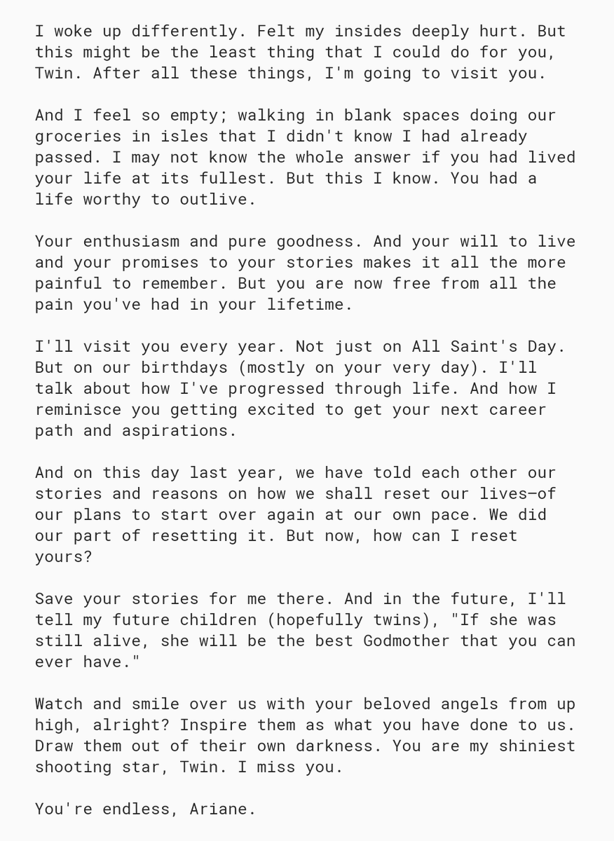 thatsingleR's tweet photo. The Universe has likely tugged away something from me that I can never hold it back.

@NiaoMeow @NiaoMeow Chase your happiness. I'll see you again. ☄️💙 https://t.co/5vMAImWXrZ