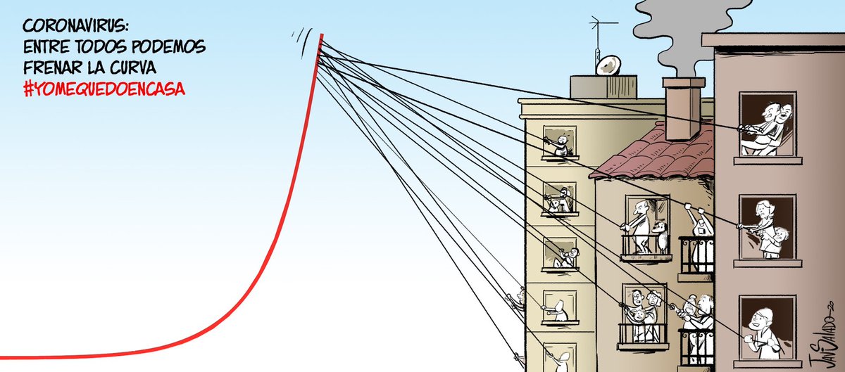 Por el bien común, quédense en casa. No bajen a diario a comprar el pan, no salgan a diario a por comida. Los sanitarios necesitamos su ayuda. Contigo, con usted saldremos de esta.