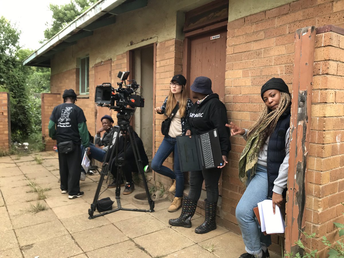 SaziMba's tweet photo. My life before self isolating: We shot a movie.
#SetLife #CreatorsCreating #LetYourPassionDriveYou https://t.co/iQwN1bckfI
