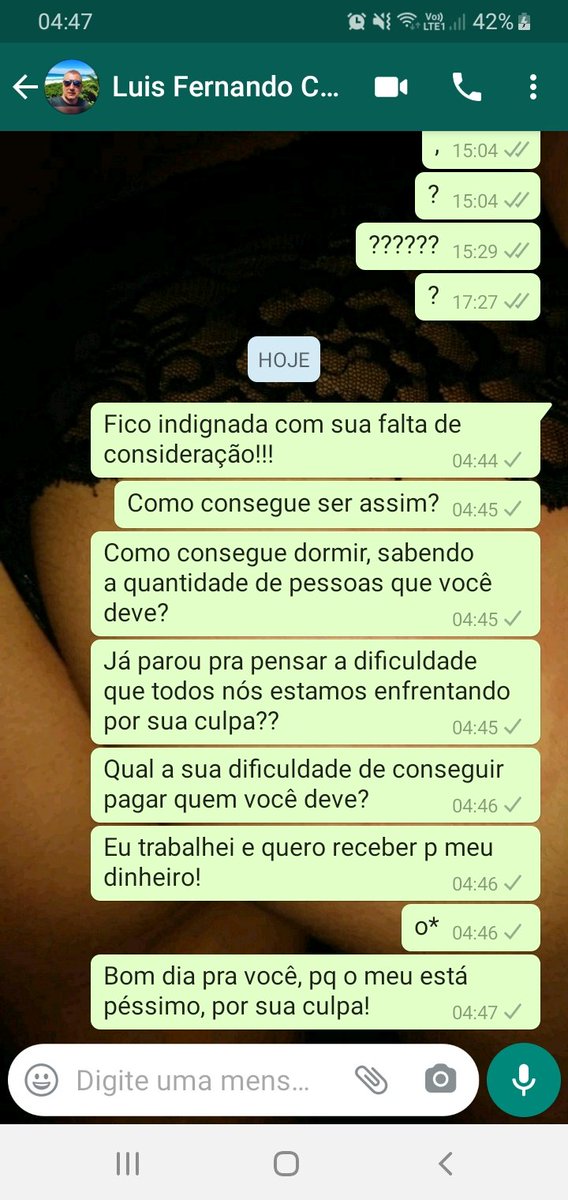 raynyari's tweet photo. Não aguento mais esse cara, não responde nenhuma porra de mensagem, tô indignada com a falta de consciência.
Como pode trabalhar e não receber em meio a essa caos ? https://t.co/IZpjOfZGGA
